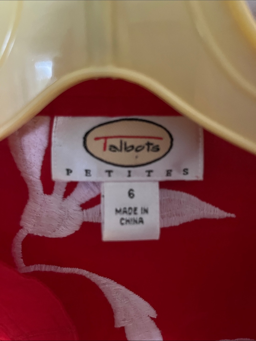 Talbots Embroidered Top - Picture 2 of 4